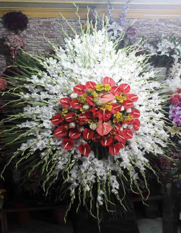 تاج گل یک طبقه - قیمت ارزان تاج گل
