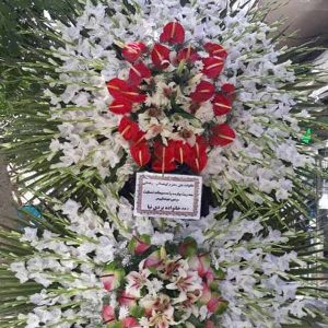 تاج گل دو طبقه ختم