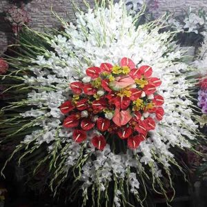 تاج گل یک طبقه ختم