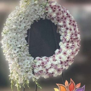 تاج گل ترحیم درباری یک طبقه