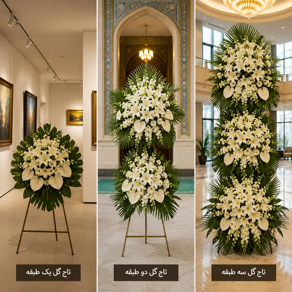 بررسی ابعاد تاج گل بررسی ابعاد تاج گل
