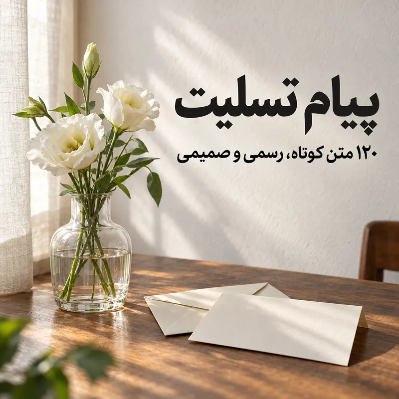 پیام تسلیت فوت