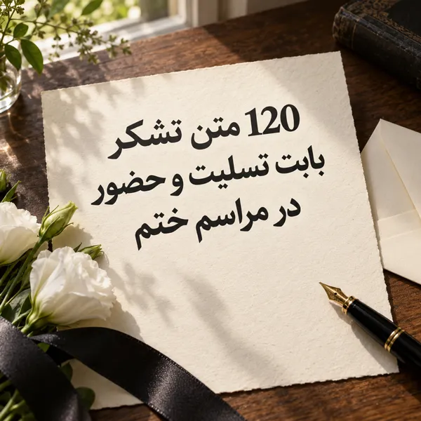 120-متن-تشکر-بابت-تسلیت