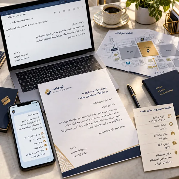 دعوتنامه-نمایشگاه دعوتنامه-نمایشگاه
