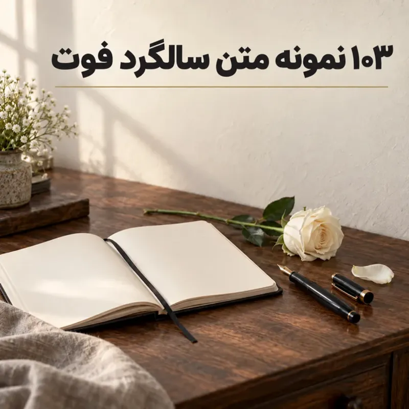 متن سالگرد فوت